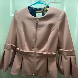 Ted Baker Blush Pink Peplum Jacket